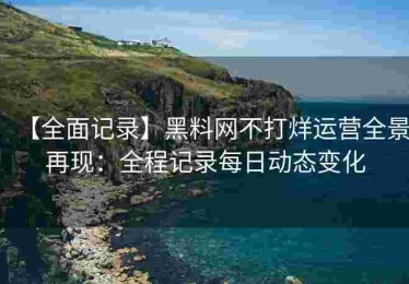 【全面记录】黑料网不打烊运营全景再现：全程记录每日动态变化