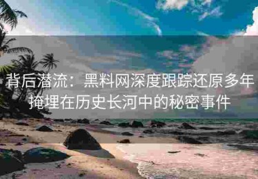 背后潜流：黑料网深度跟踪还原多年掩埋在历史长河中的秘密事件